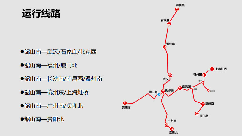 韶山南站運(yùn)營(yíng)線路