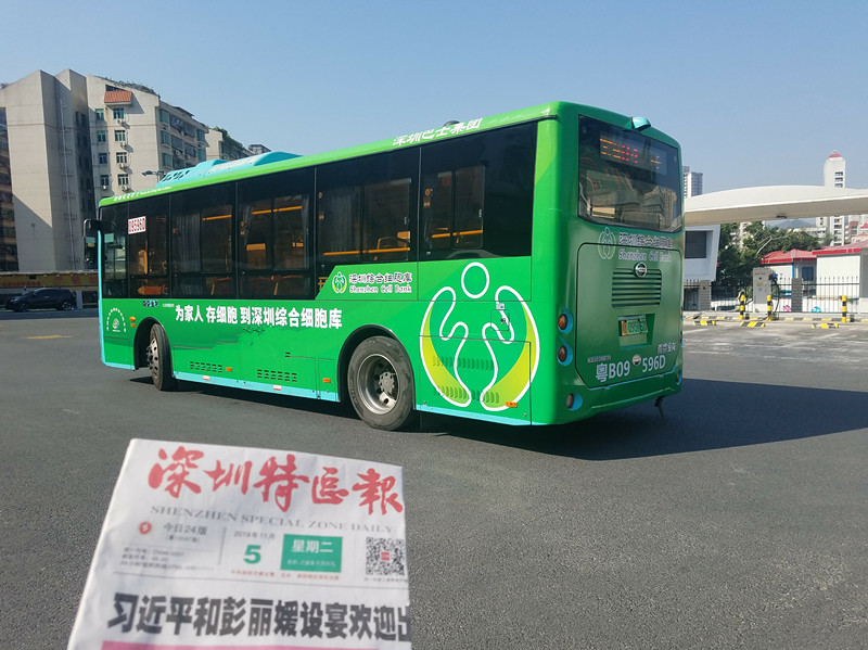 深圳綜合細(xì)胞庫深圳公交車廣告