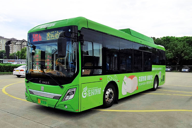 花園餅屋蘇州公交車廣告3